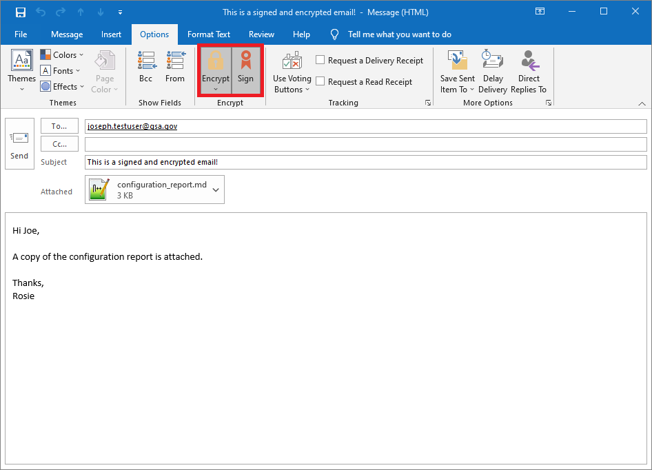 How to Encrypt Email in Outlook 2016 - Information Technology Services