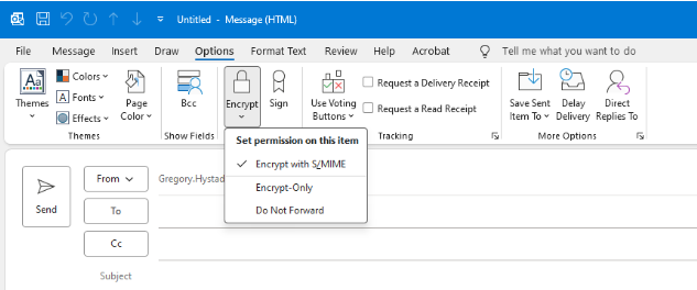 Outlook Encryption Icon Inbox Sign and Encrypt Email in Microsoft Outlook - IDManagement